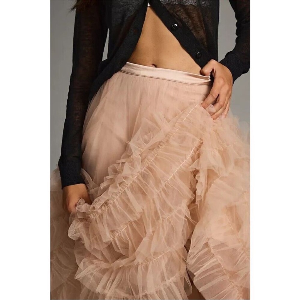 LOVESHACKFANCY TULLE SKIRT - Picture 2 of 10